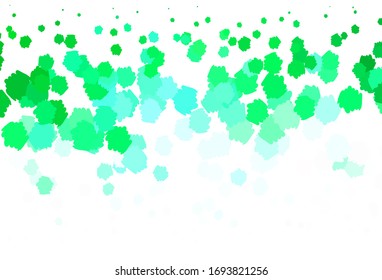 Light Green, Yellow vector texture with abstract forms. Modern abstract illustration with colorful random forms. Best smart design for your business.