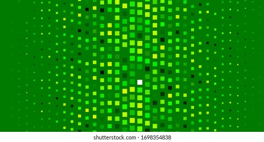 Light Green, Yellow vector texture in rectangular style. Illustration with a set of gradient rectangles. Design for your business promotion.