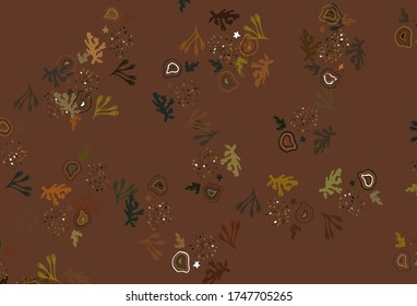 Verde claro, textura vectorial amarilla con formas abstractas. Ilustración simple y colorida con formas abstractas de gradiente. Fondo para un teléfono móvil.