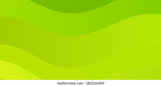 Light Green  Yellow vector texture and curves  Colorful geometric sample and gradient curves   Pattern for websites  landing pages 