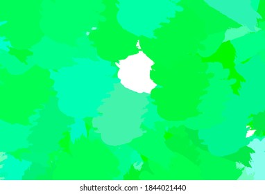 Light Green, Yellow vector texture with abstract forms. Simple colorful illustration with abstract gradient shapes. Modern design for your business card.
