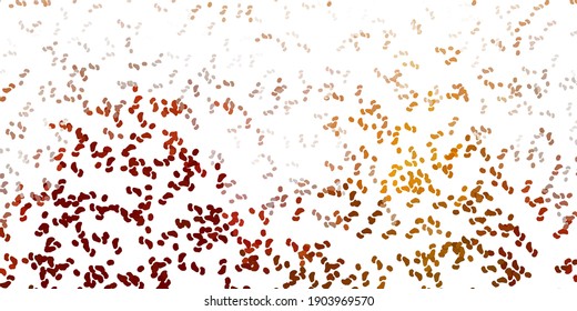 Textura vectorial verde claro, amarillo con formas memphis. Ilustración con formas coloridas en estilo abstracto. Diseño elegante para el juego de papel pintado.