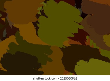 Light Green, Yellow vector texture with abstract forms. Colorful chaotic forms with gradient in modern style. Background for a cell phone.