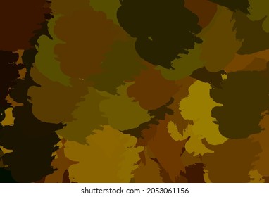 Light Green, Yellow vector texture with abstract forms. Illustration with colorful gradient shapes in abstract style. Elegant design for wallpapers.