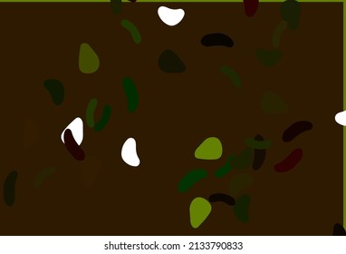 Light Green, Yellow vector texture with random forms. Decorative design in abstract style with random forms. Best smart design for your business.