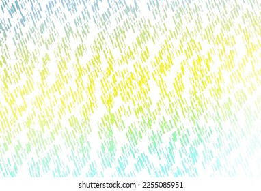 Light Green, Yellow vector texture with colorful lines. Glitter abstract illustration with colored sticks. Best design for your ad, poster, banner.