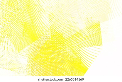 Light Green, Yellow vector texture with wry lines. A sample with colorful lines, shapes. Background for cell phone screens.