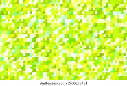 Light Green, Yellow vector texture in rectangular style. Beautiful illustration with rectangles and squares. Modern template for your landing page.
