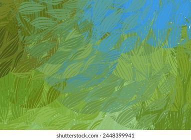 Light Green, Yellow vector texture with abstract forms. Simple colorful illustration with abstract gradient shapes. Background for a cell phone.