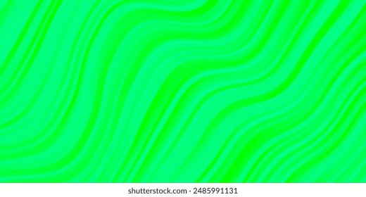 Light Green, Yellow vector texture with circular arc. Gradient illustration in simple style with bows. Pattern for websites, landing pages.