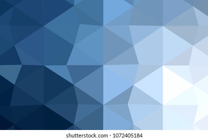 Light Green, Yellow vector triangle mosaic texture. Shining polygonal illustration, which consist of triangles. That pattern can be used as a part of a brand book.