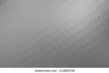 Light Green, Yellow vector triangle mosaic template. A vague abstract illustration with gradient. A completely new template for your business design.