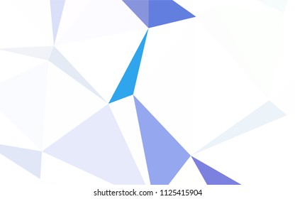 Light Green, Yellow vector triangle mosaic template. Geometric illustration in Origami style with gradient.  Completely new template for your banner.