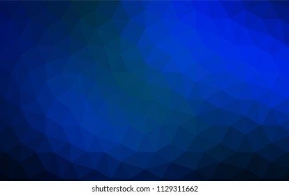 Light Green, Yellow vector triangle mosaic template. Glitter abstract illustration with an elegant triangles. Textured pattern for your backgrounds.