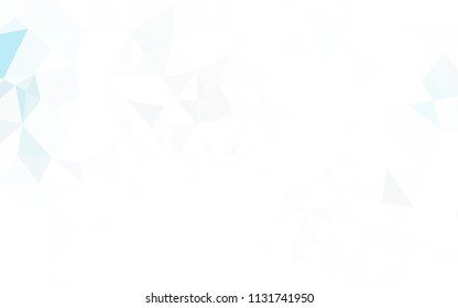 Light Green, Yellow vector triangle mosaic template. Colorful illustration in polygonal style with gradient. Pattern for a brand book's backdrop.