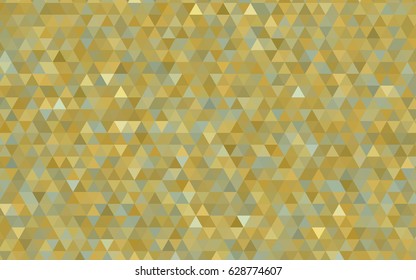 Light Green, Yellow vector triangle mosaic template. A vague abstract illustration with gradient. Brand-new style for your business design.