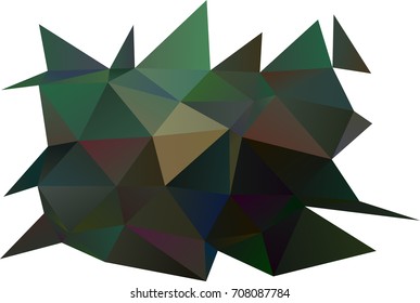 Light Green, Yellow vector triangle mosaic pattern. Modern geometrical abstract illustration with gradient. A completely new template for your business design.