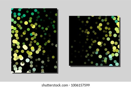 Light Green, Yellowvector banner for websites. Booklet with textbox on colorful abstract background. Pattern for ads, leaflets, labels of your business.