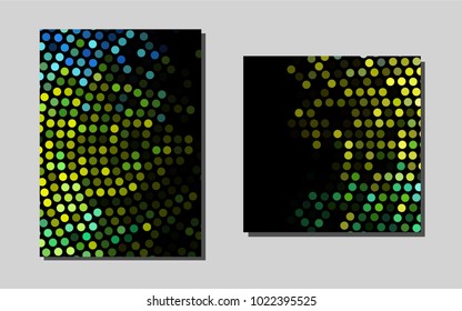 Light Green, Yellowvector brochure for ui, ux design. Blurred decorative design in abstract style with textbox. New design for a poster, banner of your website.