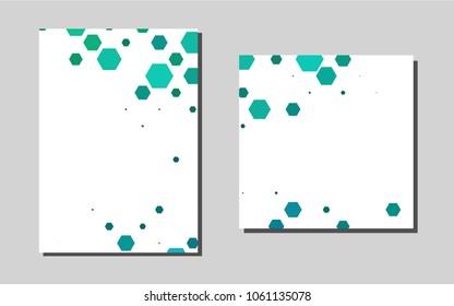 Light Green, Yellowvector template for landing pages. Modern abstract design concept with colorful gradient. Pattern for beautiful business cards, folders.