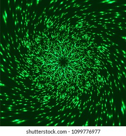 Light green zoom abstract background, motion move fast