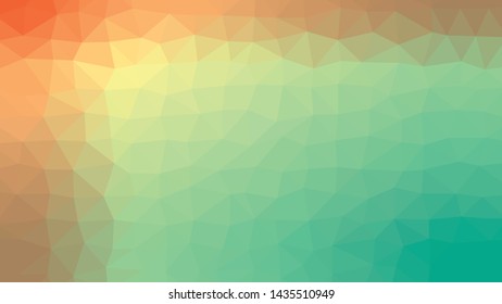 Light greenand yellow vector abstract mosaic illustration. Geometric background in Origami style with gradient. Textured pattern for your website.