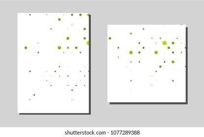 Light Greenvector background for presentations. Booklet with textbox on colorful abstract background. New design for a poster, banner of your website.