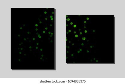 Light Greenvector background for presentations. Booklet with textbox on colorful abstract background. The pattern can be used for any ad, booklets.