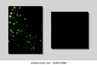 Light Greenvector banner for websites. Booklet with textbox on colorful abstract background. New design for a poster, banner of your website.
