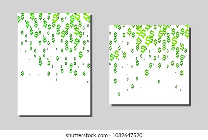 Light Greenvector banner for websites. Web interface on abstract background with colorful gradient. The pattern can be used for any ad, booklets.