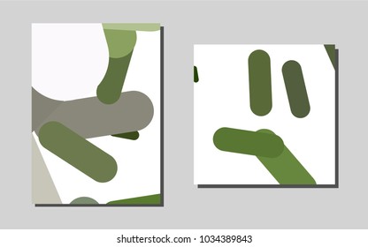 Light Greenvector brochure for ui, ux design. Web interface on abstract background with colorful gradient. Pattern for ads, leaflets, labels of your business.