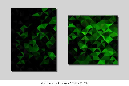 Light Greenvector brochure for ui, ux design. Glitter abstract design concept with text box. New design for a poster, banner of your website.