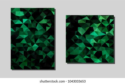 Light Greenvector brochure for ui, ux design. Modern abstract design concept with colorful gradient. New design for a poster, banner of your website.