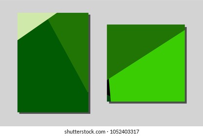 Light Greenvector brochure for ui, ux design. Glitter abstract design concept with text box. Pattern for ads, leaflets, labels of your business.