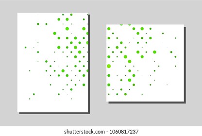 Light Greenvector brochure for ui, ux design. Modern abstract design concept with colorful gradient. Pattern for ads, leaflets, labels of your business.