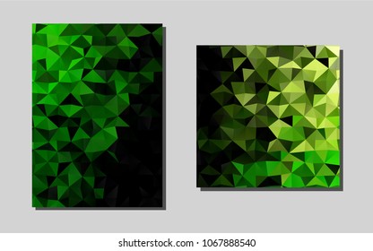 Light Greenvector brochure for ui, ux design. Modern abstract design concept with colorful gradient. New design for a poster, banner of your website.