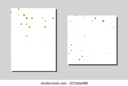 Light Greenvector cover for Envelopes. Beautiful colored sample in A4 size. The pattern can be used for any ad, booklets.