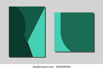 Light Greenvector cover for Envelopes. Blurred decorative design in abstract style with textbox. Pattern for ads, leaflets, labels of your business.