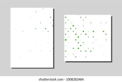 Light Greenvector cover for Envelopes. Web interface on abstract background with colorful gradient. Pattern can be used as a template for calendars.