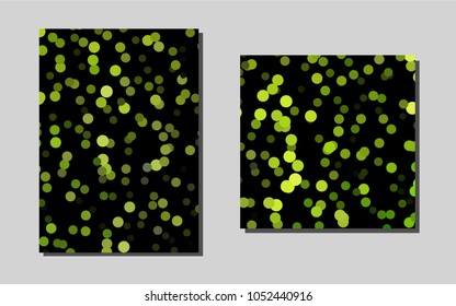 Light Greenvector layout for Leaflets. Abstract booklet on colored background with gradient. Pattern can be used as a template for calendars.