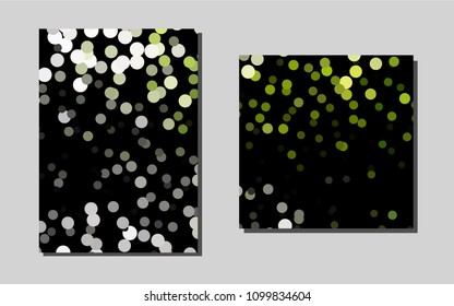 Light Greenvector layout for Leaflets. Beautiful colored sample in A4 size. The pattern can be used for any ad, booklets.