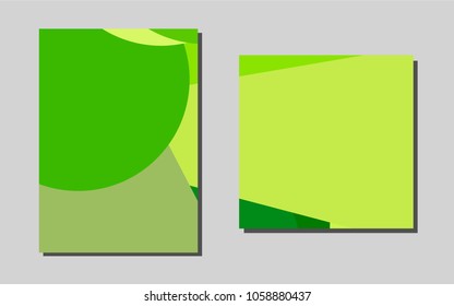 Light Greenvector pattern for posters. Modern abstract design concept with colorful gradient. The pattern can be used for any ad, booklets.