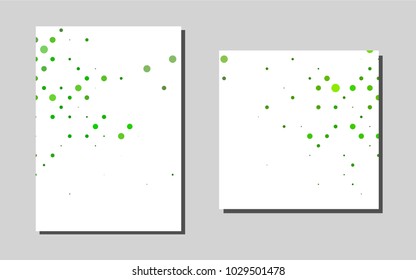 Light Greenvector pattern for posters. Web interface on abstract background with colorful gradient. New design for a poster, banner of your website.