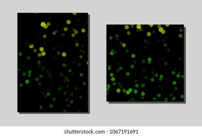 Light Greenvector pattern for posters. Web interface on abstract background with colorful gradient. New design for a poster, banner of your website.