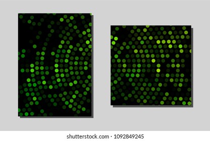 Light Greenvector pattern for posters. Web interface on abstract background with colorful gradient. Completely new template for your brand book.