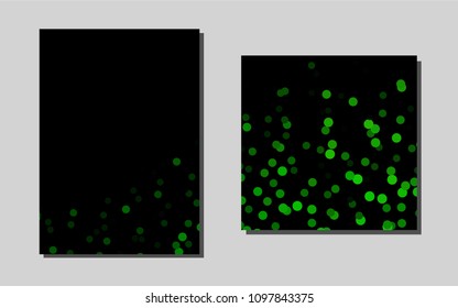 Light Greenvector pattern for posters. Web interface on abstract background with colorful gradient. Pattern for beautiful business cards, folders.