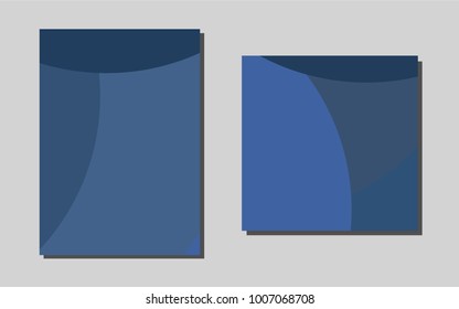 Light Greenvector template for landing pages. Beautiful colored sample in A4 size. Pattern for beautiful business cards, folders.