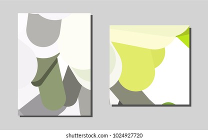 Light Greenvector template for landing pages. Modern abstract design concept with colorful gradient. Beautiful design for cover of notepads.