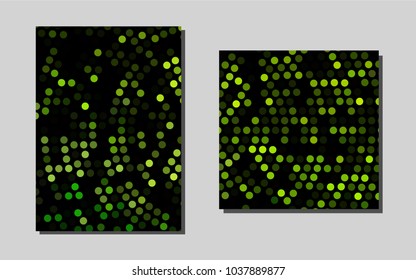 Light Greenvector template for landing pages. Web interface on abstract background with colorful gradient. Beautiful design for cover of notepads.