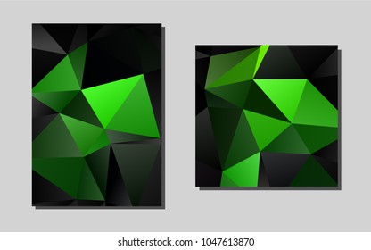 Light Greenvector template for landing pages. Blurred decorative design in abstract style with textbox. Beautiful design for cover of notepads.